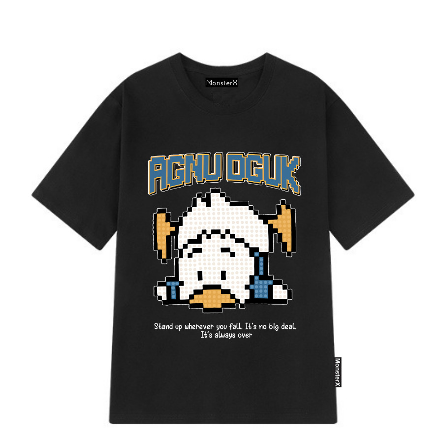 áo Thun Tay Lỡ Form Oversized Duck Fallen – Monster X Street