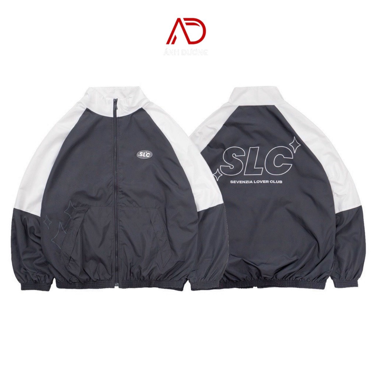 áo Khoác Dù Cổ đứng Phối 2 Màu In Chữ Slc Siêu Chất Ad153 – Ánh Dương