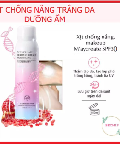 Xịt Chống Nắng Trắng Da, Dưỡng ẩm Toàn Thân M’aycreate Ctb169 – Bechip