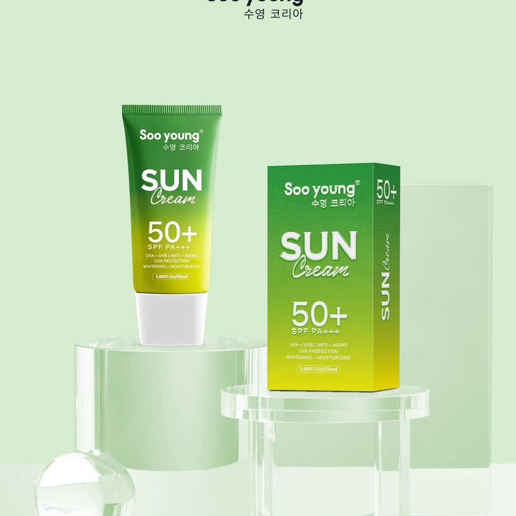 Kem Chống Nắng Sun Cream Soo Young (mẫu Mới)