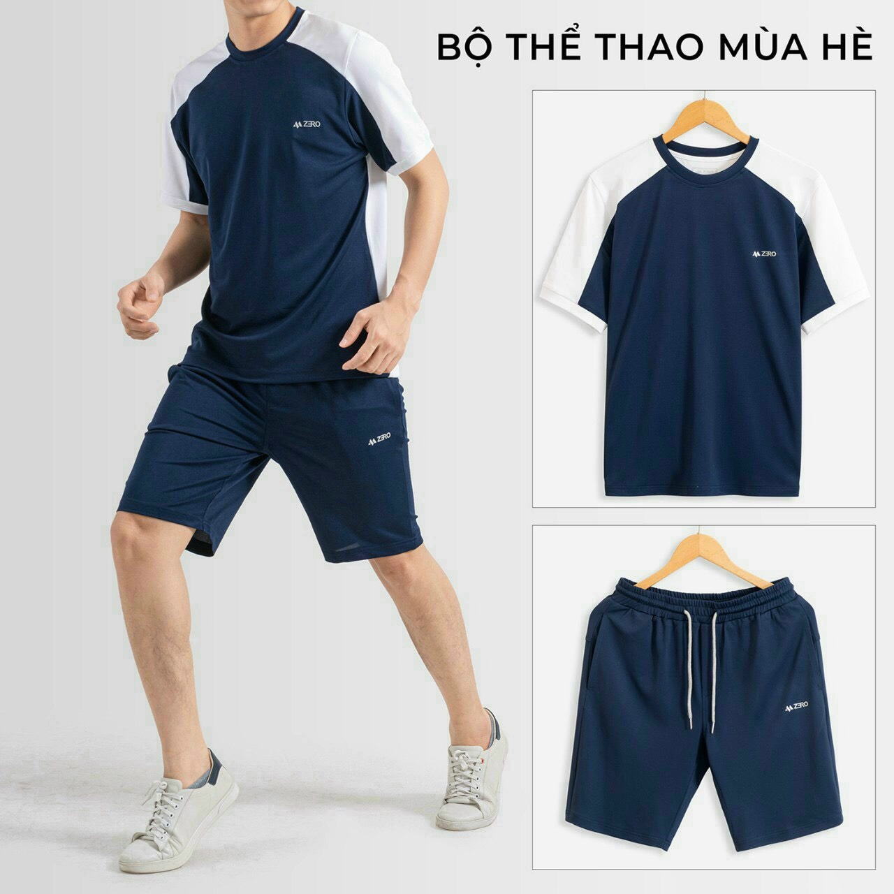 đồ Bộ Thể Thao Nam Nữ Unisex Vải Mỏng Nhẹ Thoáng Khí Zero – Ausa House