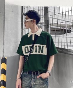 áo Polo Unisex Form Rộng Nam Nữ Odin