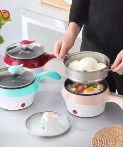 Nồi Lẩu điện Hai Tầng đa Năng Kèm Hấp Tiện Lợi Size 18cm Ad121 – ánh Dương