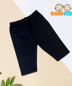 Quần Legging Lửng Trơn Bé Gái Cotton Xuất đẹp Mềm Mát Co Giãn Cho Bé 17 – 28kg