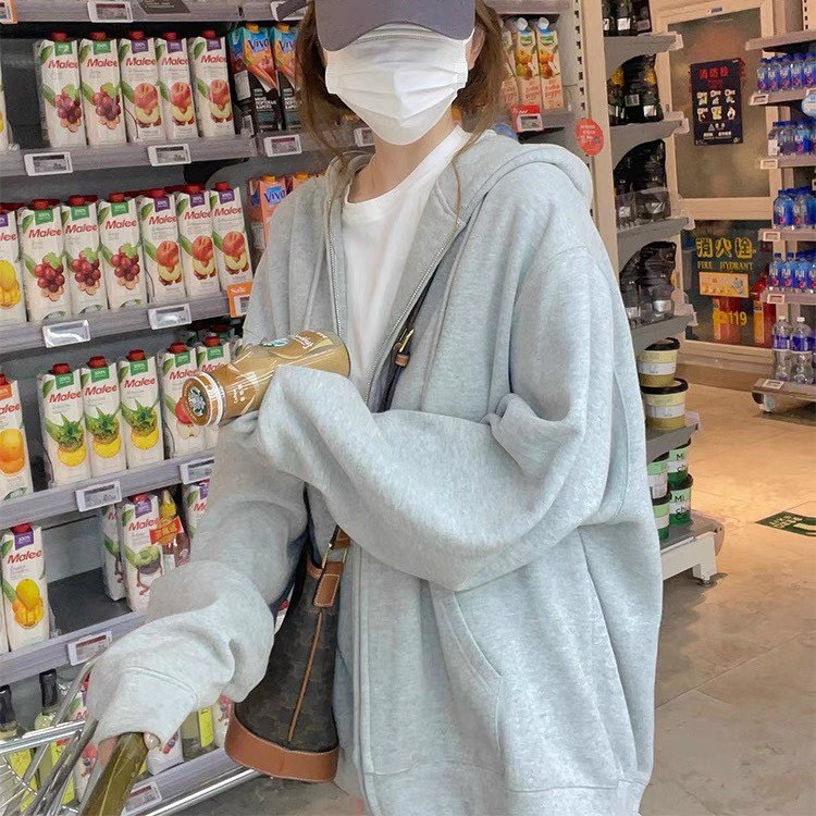 áo Khoác Trơn Form Rộng Phong Cách Hàn Quốc – Htm Fashion