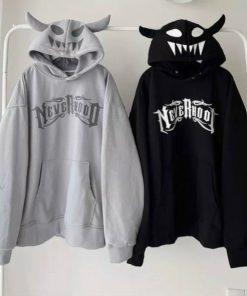 áo Hoodie Nam Nữ Neverhood Phối Sừng Trên Nón độc đáo Tp941 – Golden Dream