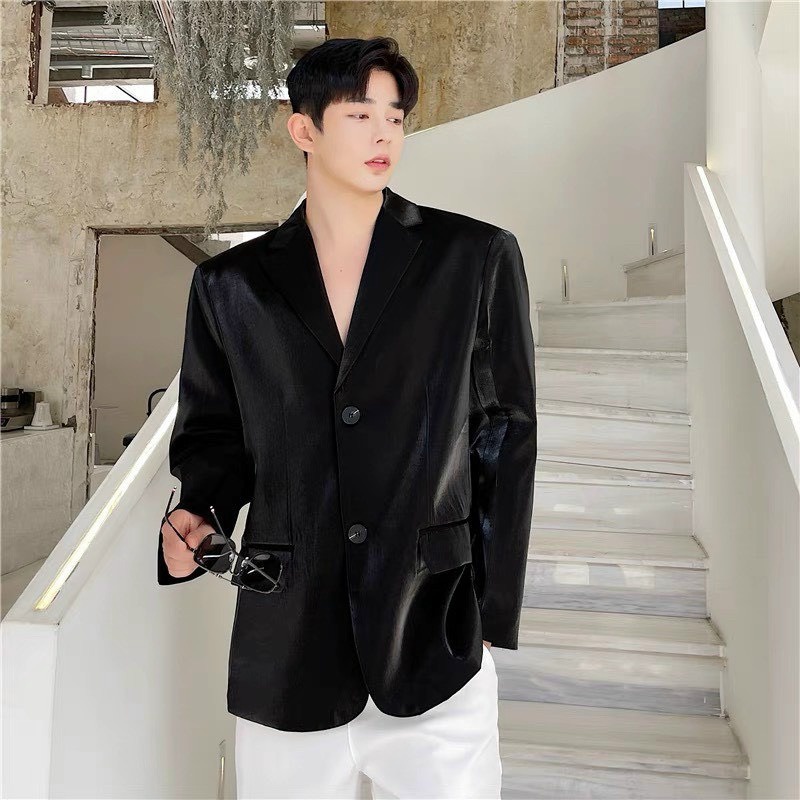áo Khoác Nam Nữ Blazer 2 Lớp Chất Vải Fo Bóng Mịn Sang Chảnh Cao Cấp – Htm Fashion
