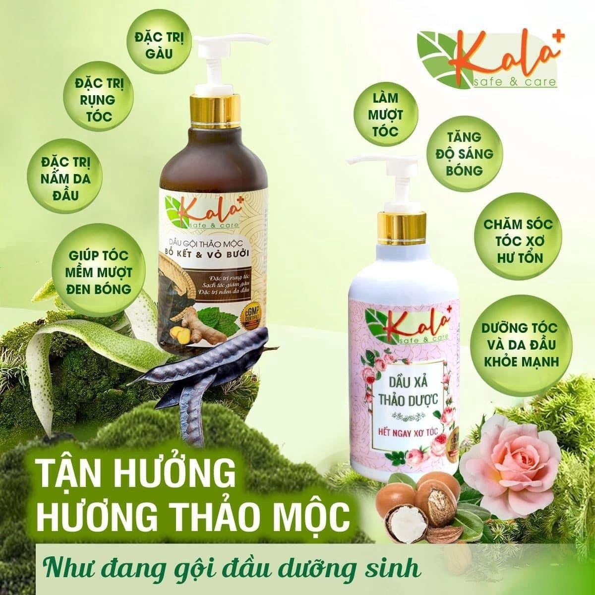 Combo Gội Xã Thảo Dược Kala 300ml-thiên An