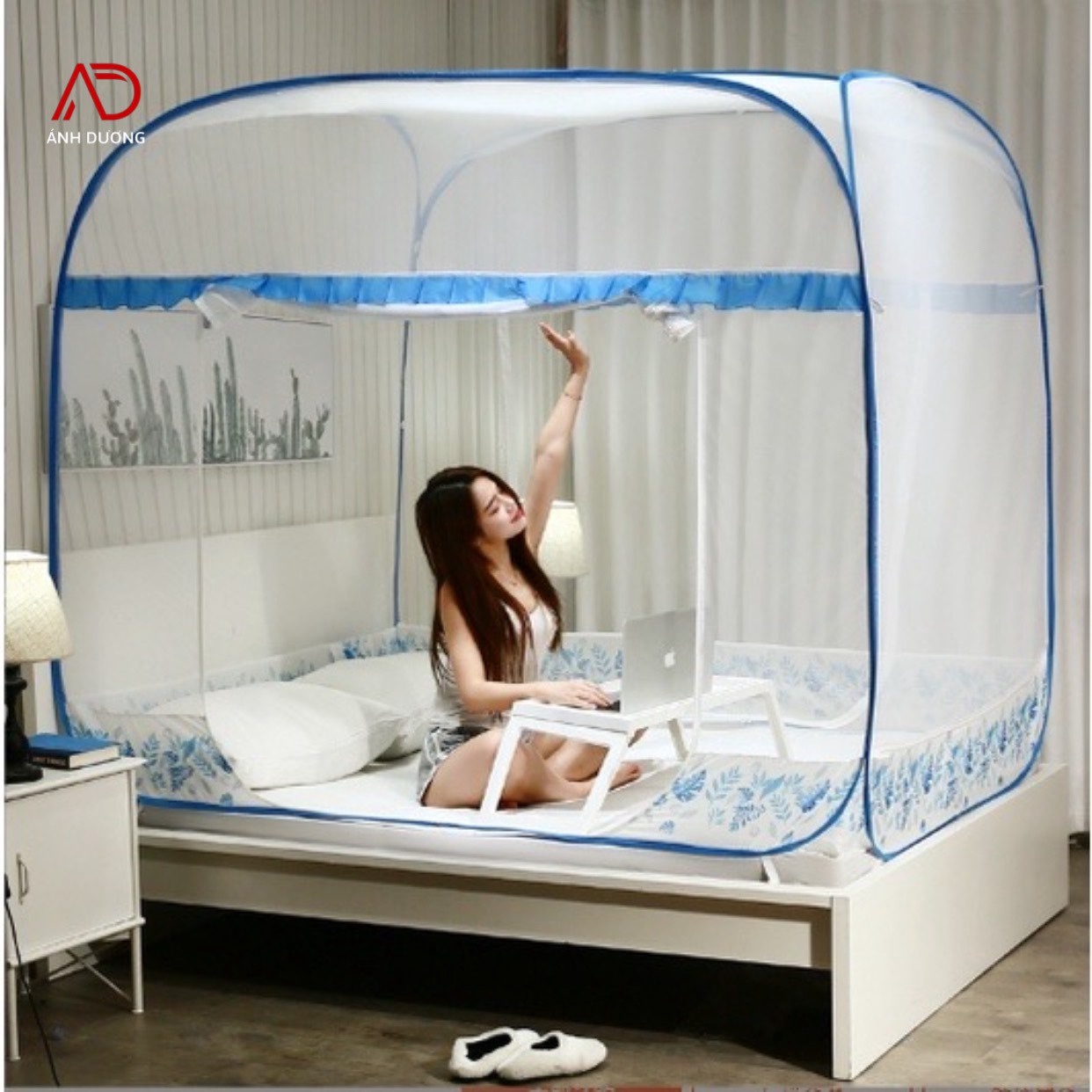 Màn Chụp Tự Bung đỉnh Vuông Cao Cấp Ad171 – ánh Dương