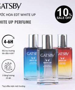 Nước Hoa Xịt Nam Nữ Gatsby White Up 50ml Lưu Hương 6 Giờ – Gdn