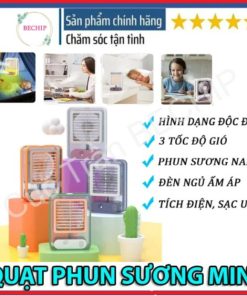 Quạt Tích điện Phun Sương Mini Ctb173 – Bechip