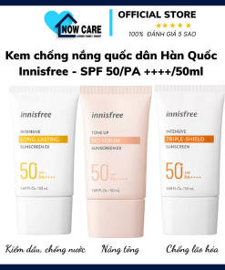 Kem Chống Nắng Quốc Dân Hàn Quốc – Innisfree