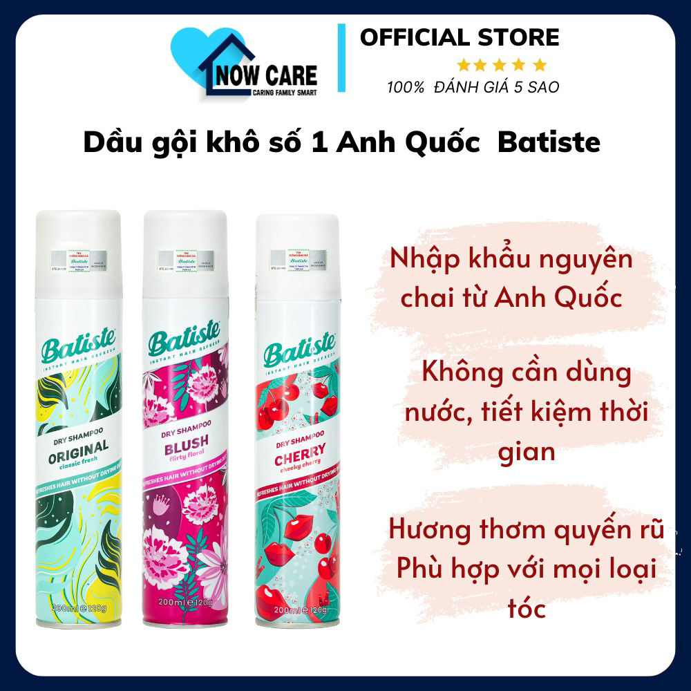 Dầu Gội Khô Số 1 Anh Quốc – Batiste