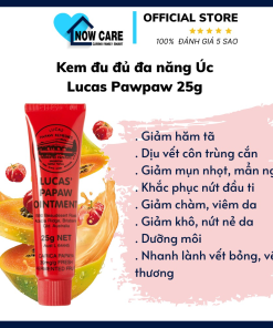 Kem đa Năng đu đủ úc Papaw – Lucas’ Papaw