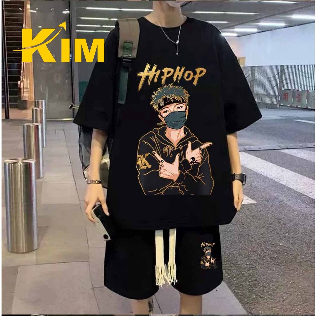 đồ Bộ Thể Thao Hiphop Unisex Phong Cách Hàn Quốc – Kim