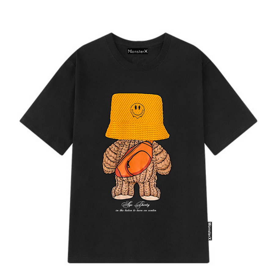 áo Thun Tay Lỡ Form Oversized Gấu Yellow – Monster X Street