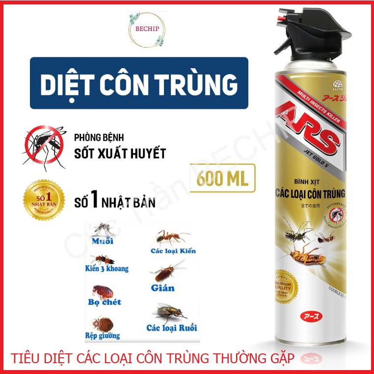 Bình Xịt Côn Trùng Ars 600ml Ctb201 – Bechip