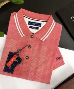 áo Polo Cổ Bẻ Họa Tiết Kẻ Sọc Algplo34 – Aligro