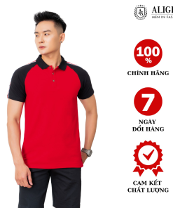 áo Polo Nam Ngắn Tay Cotton Phối Màu Sang Trọng Algplo51 – Aligro