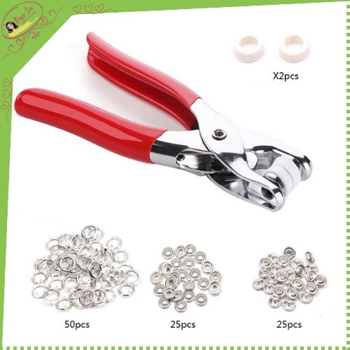 Kìm Bấm Cúc Vành áo Kim Loại đa Năng Bộ Kìm Bấm Khuy Kèm Cúc Bấm 9.5mm Thép Không Gỉ Gd043 – Lady’s Passion