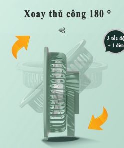 Quạt Tích điện để Bàn, Treo Tường Sạc Usb Hình Tai Mèo Cute Ad199 – ánh Dương