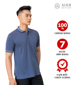 áo Polo Nam Màu Xanh Chất Liệu Cotton Algplo28 – Aligro