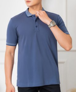 áo Polo Nam Màu Xanh Chất Liệu Cotton Algplo28 – Aligro