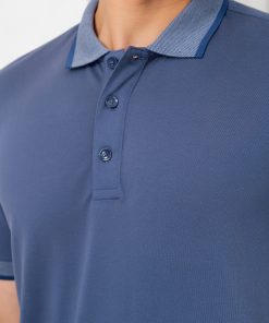áo Polo Nam Màu Xanh Chất Liệu Cotton Algplo28 – Aligro