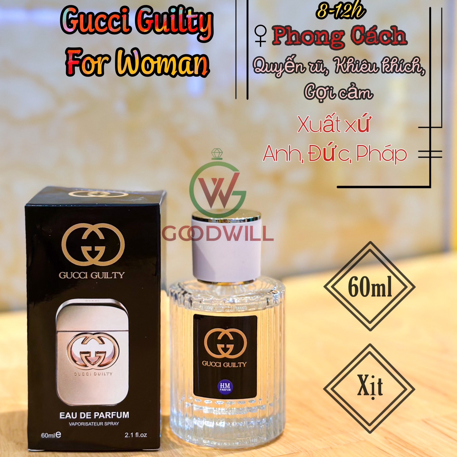 Nước Hoa Nữ Gucci Guilty For Woman 60ml