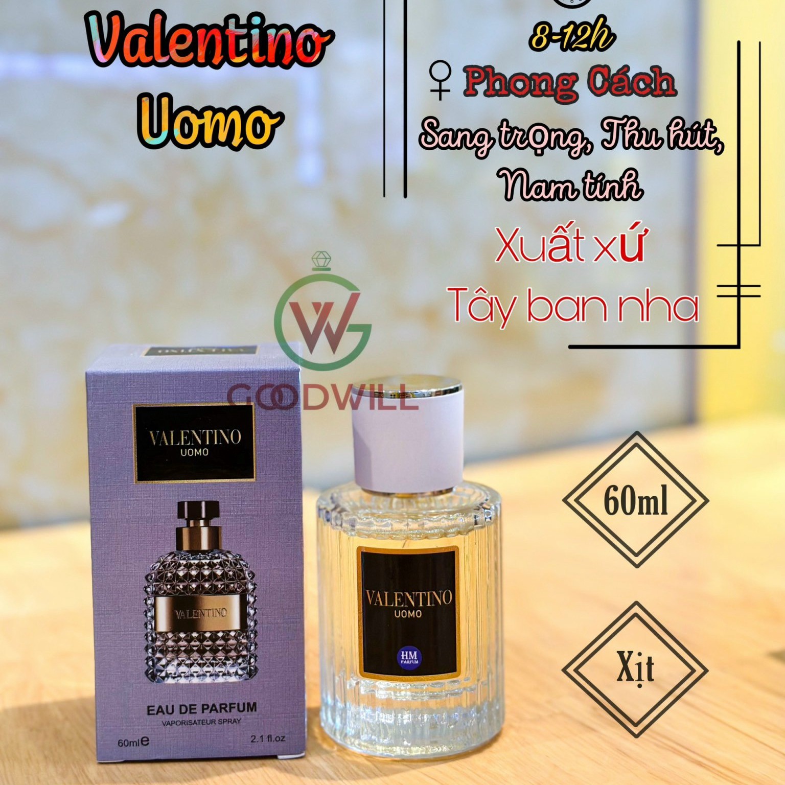 Nước Hoa Nam Valentino Uomo 60ml