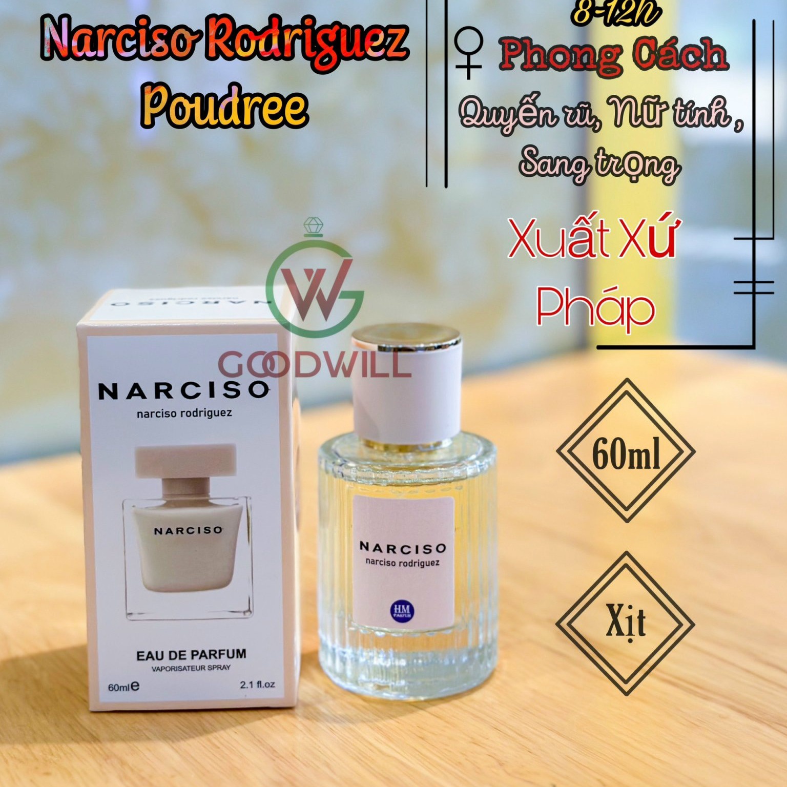 Nước Hoa Nữ Narciso Rodriguez Poudree 60ml