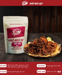 [200gr] Khô Heo Sợi đặc Biệt Cay Vừa – Su ăn Ngon