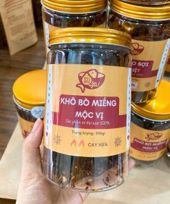 [200gr] Khô Bò Miếng Mộc Vị – Su ăn Ngon