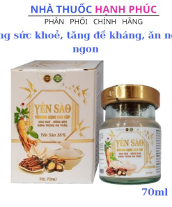 Yến Sào Thượng Hạng Cao Cấp Bào Ngư Hồng Sâm đông Trùng Giúp Tăng đề Kháng, ăn Ngủ Ngon Hộp 70 Ml – Goldent Food Australia