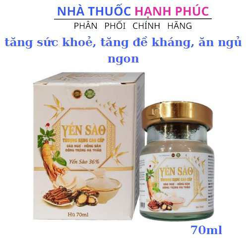 Yến Sào Thượng Hạng Cao Cấp Bào Ngư Hồng Sâm đông Trùng Giúp Tăng đề Kháng, ăn Ngủ Ngon Hộp 70 Ml – Goldent Food Australia