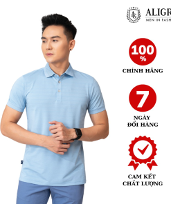 áo Polo Nam Ngắn Tay Chất Vải Coolmax Siêu Mềm, Siêu Nhẹ Thoáng Mát Không Nhăn Algplo81 – Aligro