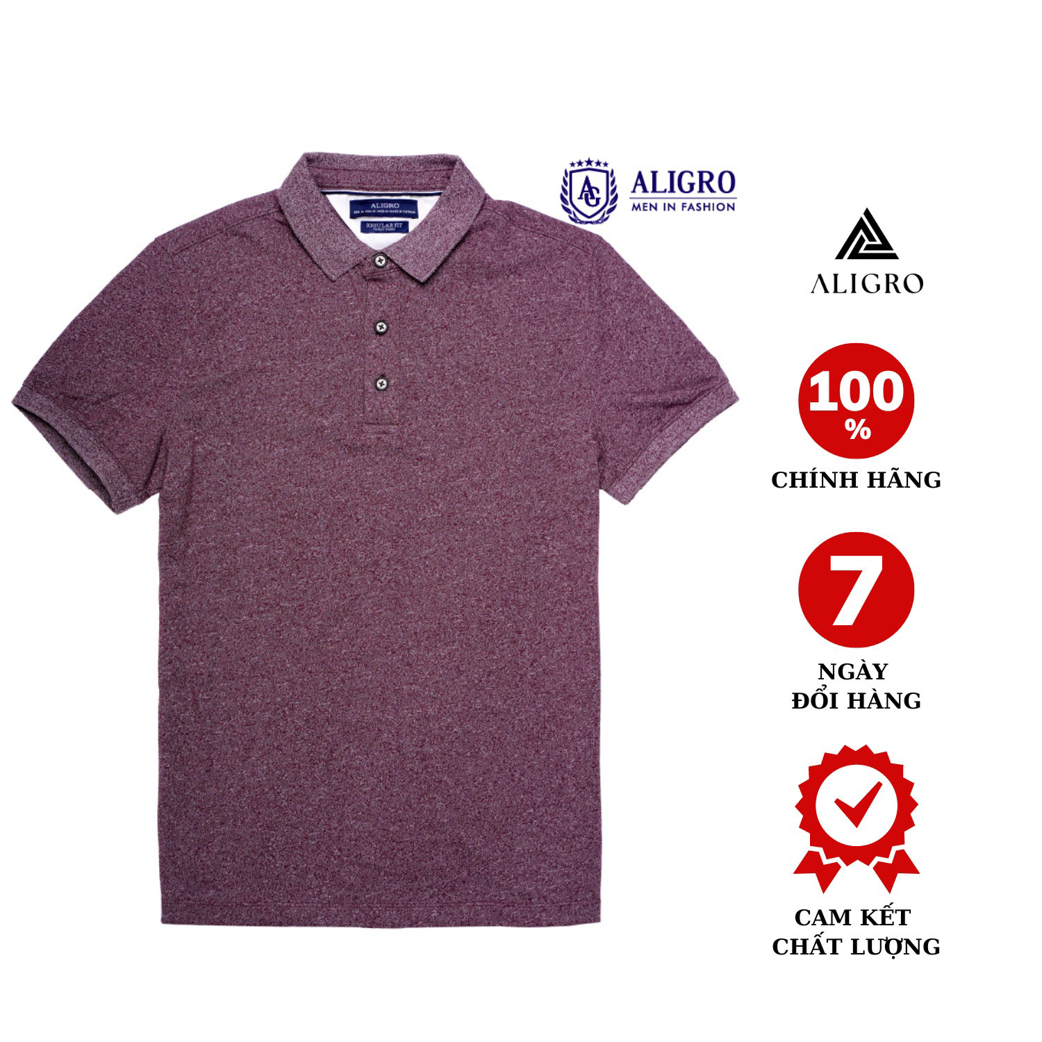 áo Polo Nam Ngắn Tay Chất Liệu Cotton Cổ Phối Năng động Trẻ Trung Algplo49 – Aligro