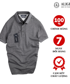 áo Polo Nam Ngắn Tay Chất Liệu Cotton Hoạ Tiết Nhí đơn Giản Sang Trọng Algplo46 – Aligro