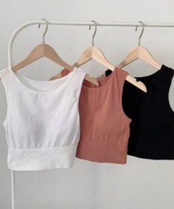 Áo Ba Lỗ Nữ Croptop đen Trắng Thun Body Chất Liệu Nhập Khẩu Cao Cấp Dáng ôm 326 – Larita Fashion