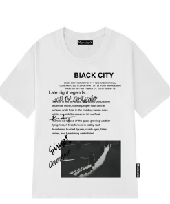 áo Thun Tay Lỡ Form Oversized Black City – Monster X Street
