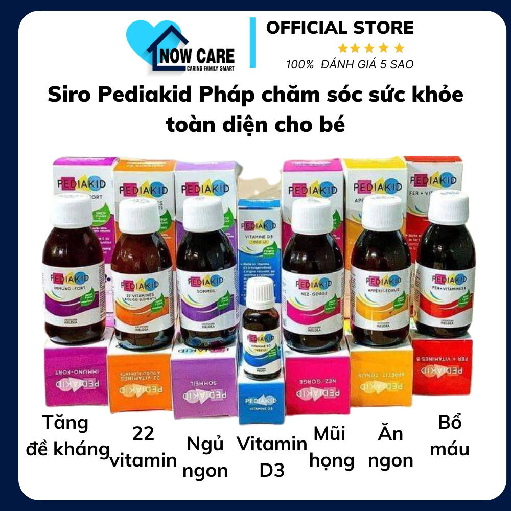 Siro Chăm Sóc Toàn Diện Cho Bé Pháp – Pediakid