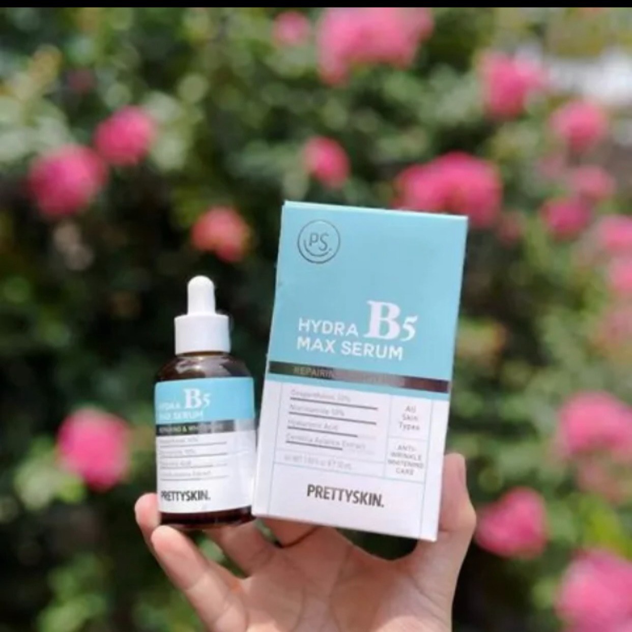 Serum B5 Phục Hồi, Tinh Chất Dưỡng Trắng Da Hydra B5 Max Serum Repairing Whitening 50ml/chai – Prettyskin