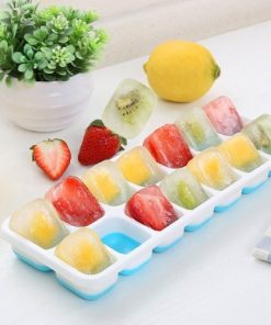 Khay Làm đá Silicon 14 ô Có Nắp đậy – Gdn