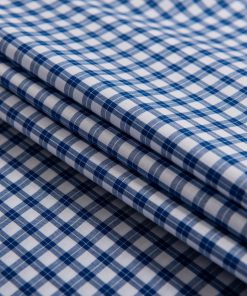 áo Sơ Mi Cộc Tay Kẻ Caro Xanh Navy Algs-c117 – Aligro