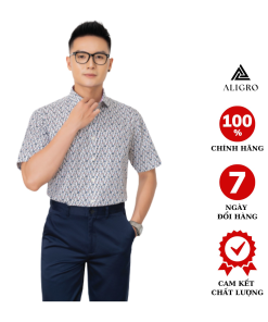 áo Sơ Mi Cộc Tay Họa Tiết Nhiều Màu Algs-c90 – Aligro