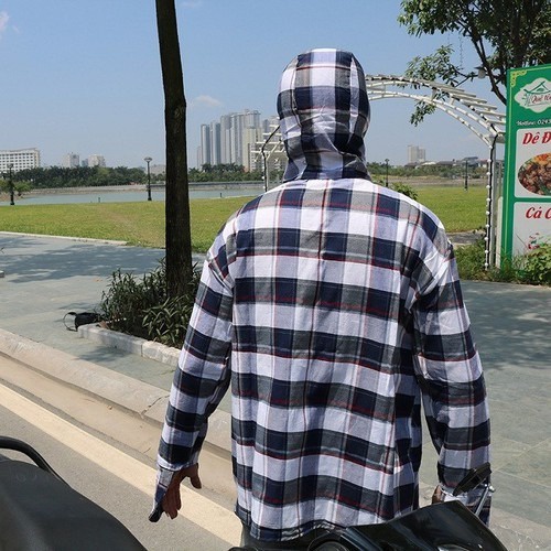 áo Chống Nắng Họa Tiết Kẻ Dành Cho Phái Mạnh, Chất Vải Thô, Dày, Chống Nắng Hiệu Quả Sldcan11 – Diepchi Fashion