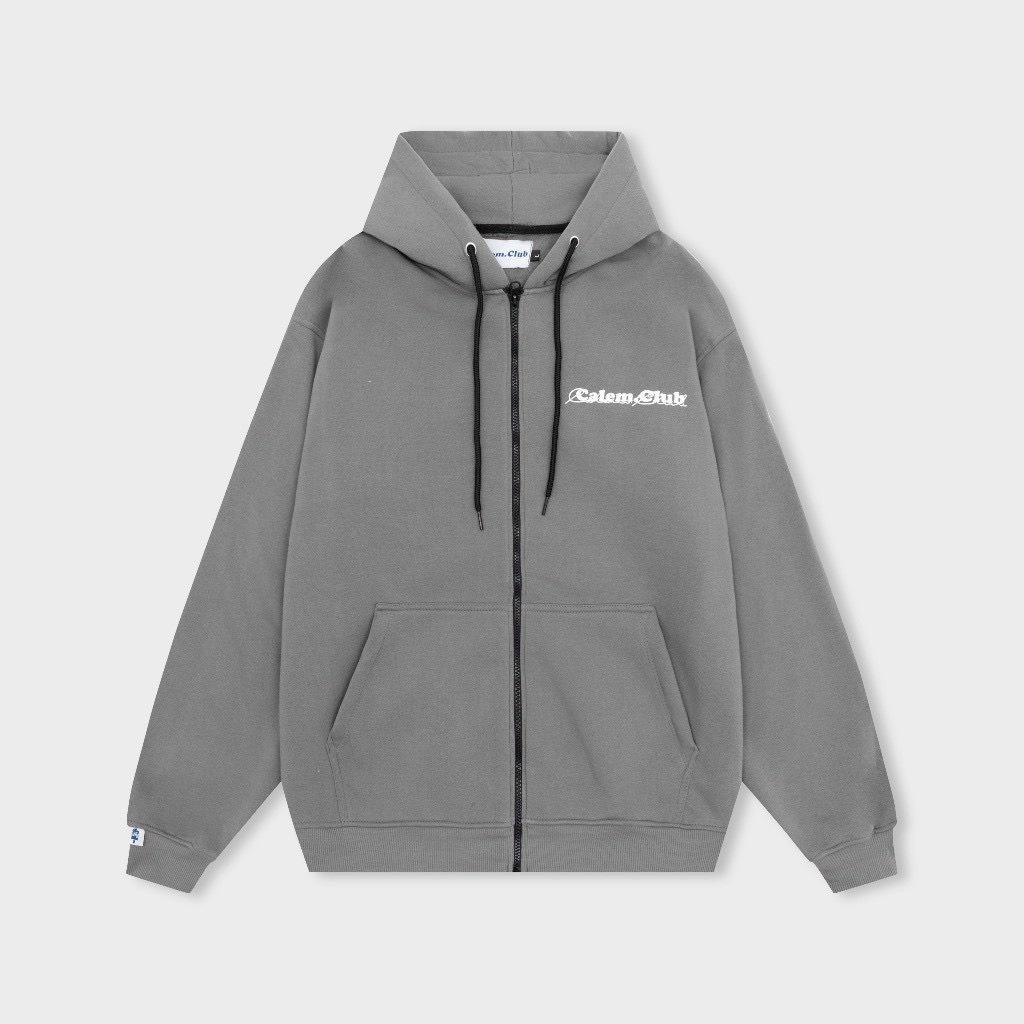 áo Khoác Dây Kéo Hoodie Nỉ Clem.club Form Rộng Nam Nữ Mềm Mịn