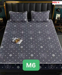 Chiếu điều Hòa Cao Su Non Tặng Kèm 2 Vỏ Gối Tencel Latex 1m6, 1m8 Ctb214 – Bechip