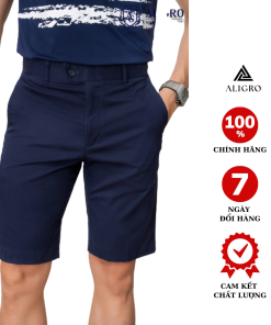 Quần Short Kaki Nam Màu Navy Algqs1068 – Aligro