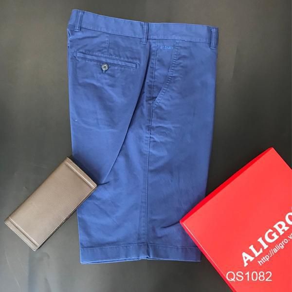 Quần Sooc Kaki Màu Xanh Algqs1082 – Aligro